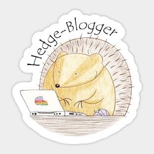 Hog's Life - Hedge-Blogger Sticker